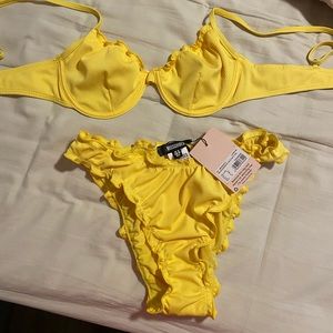 Yellow bikini